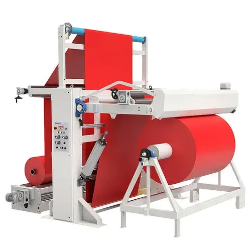 Comatex rewinding machine