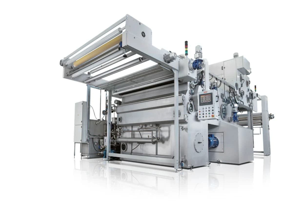 Lafer chemical open-width washer