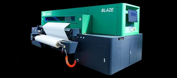 EFI Reggiani BLAZE digital textile printer