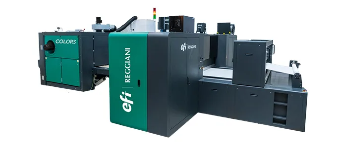 EFI Reggiani COLORS digital textile printer