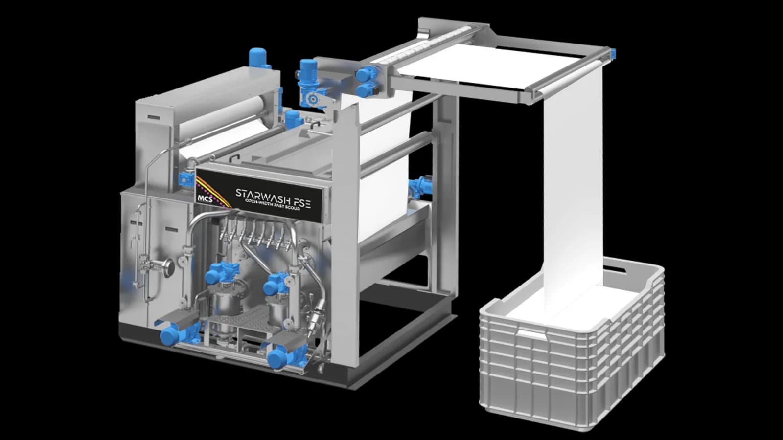 Maschine MCS Starwash FS Evo zum Vorbereiten und Waschen von Geweben